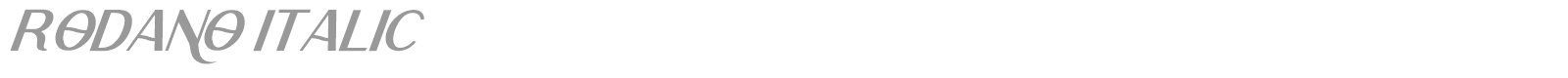 Rodano font preview